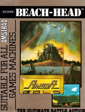 Beach-Head (UK) (1985) (Trainer) box cover front